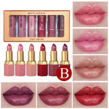 6-piece Lipstick Pearl Velvet Lipstick Set